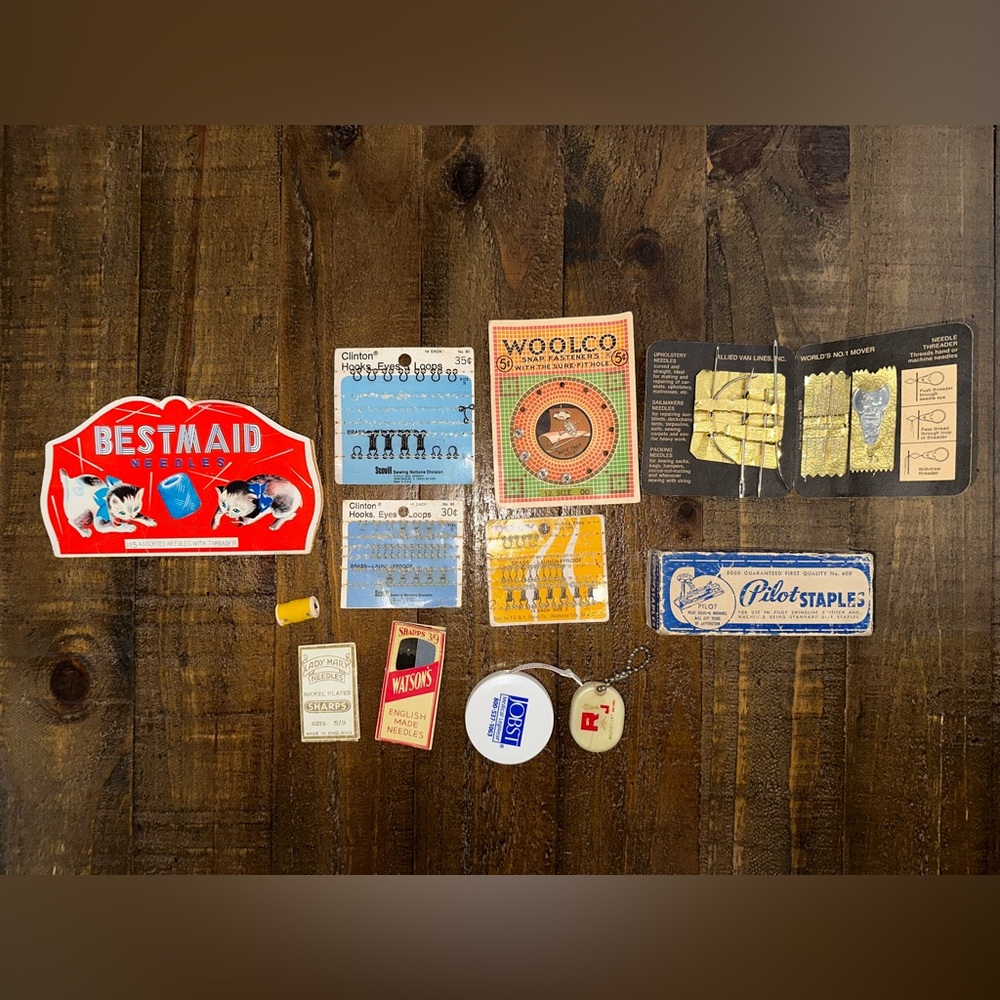 Vintage Sewing and Office Supplies Collection